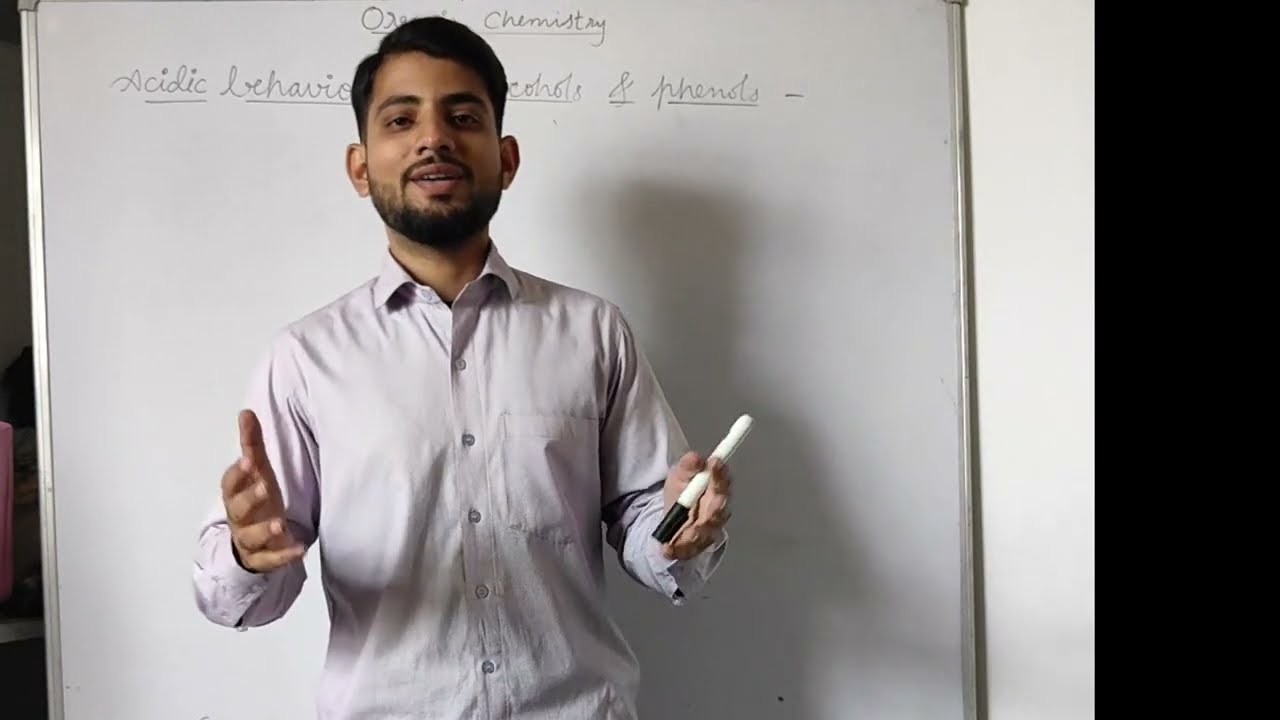Acidic behavior of Alcohol and Phenol