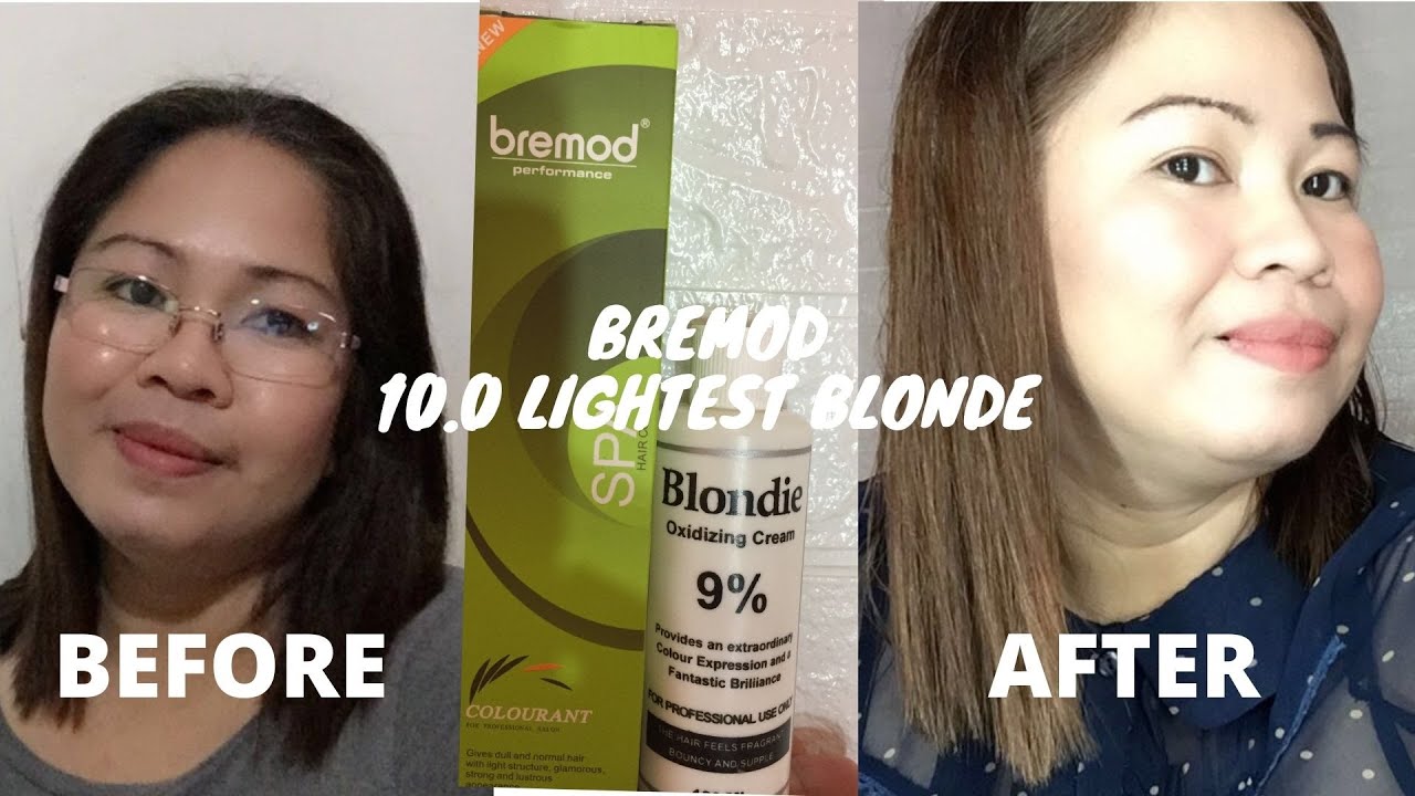 BREMOD HAIR COLOR LIGHTEST BLONDE 10.0/MY NEW HAIR COLOR