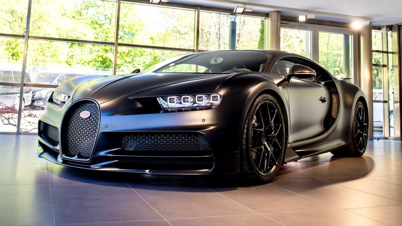 BUGATTI CHIRON SPORT в цвете «полностью карбоновый черный матовый» 💣
