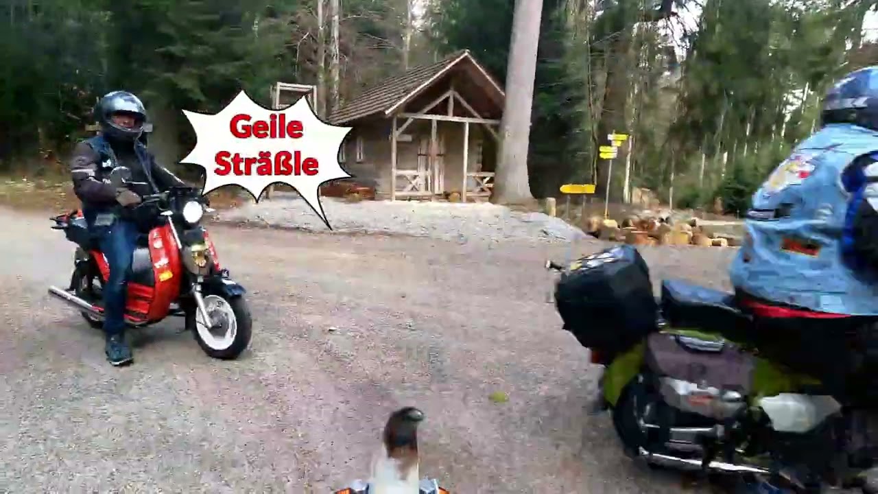 Simson Tour  durch den Welzheimer Wald 2 4 21