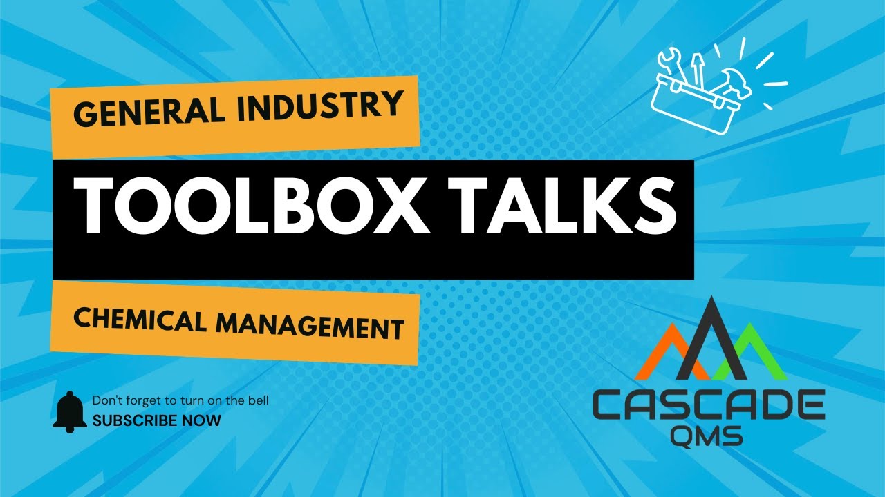 Chemical Management - Toolbox Talk