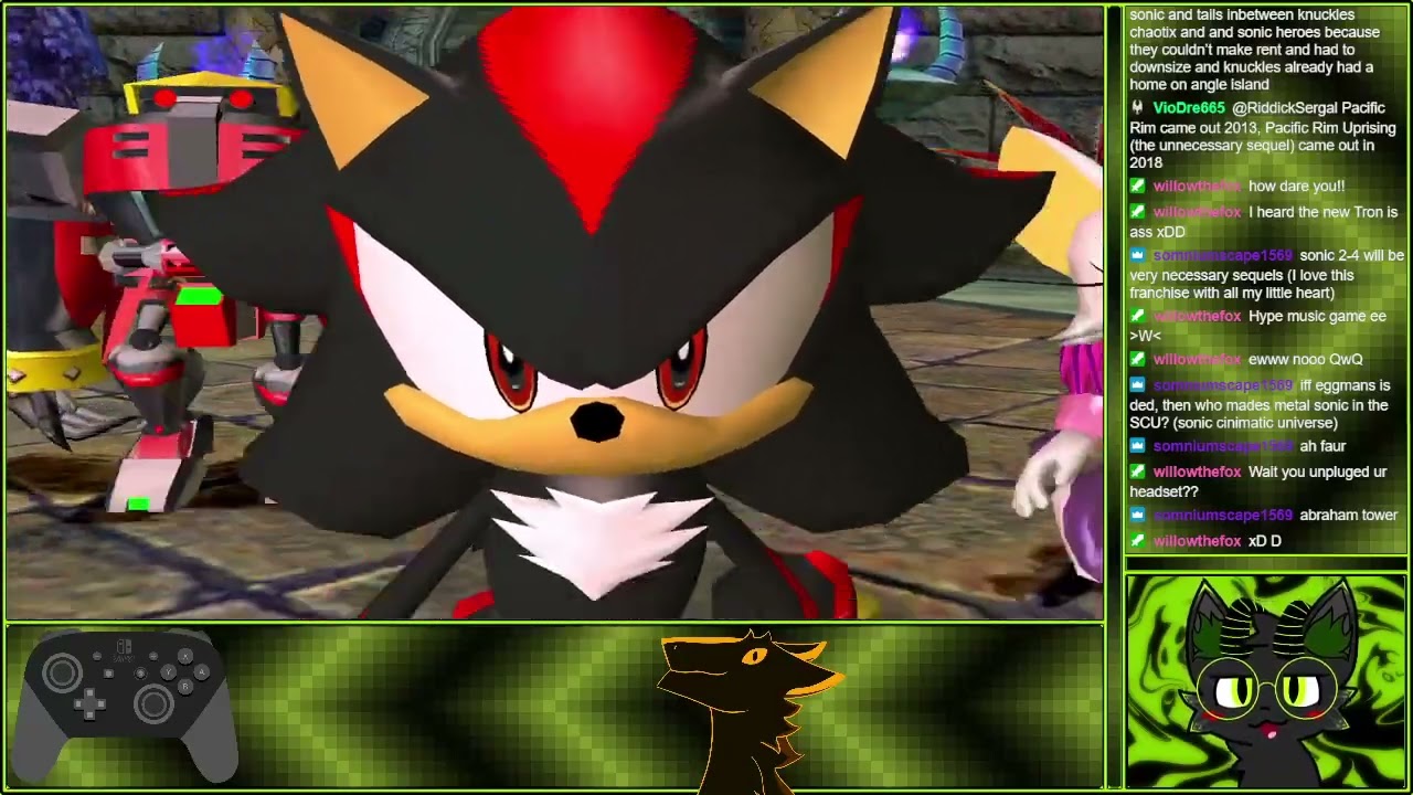 Going so fast Shadow is still all of him! | Sonic Heroes! Pt4! With friend!