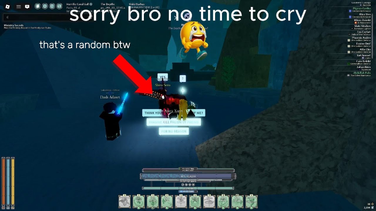 depths gankers tried to wipe the hollow scourges in deepwoken