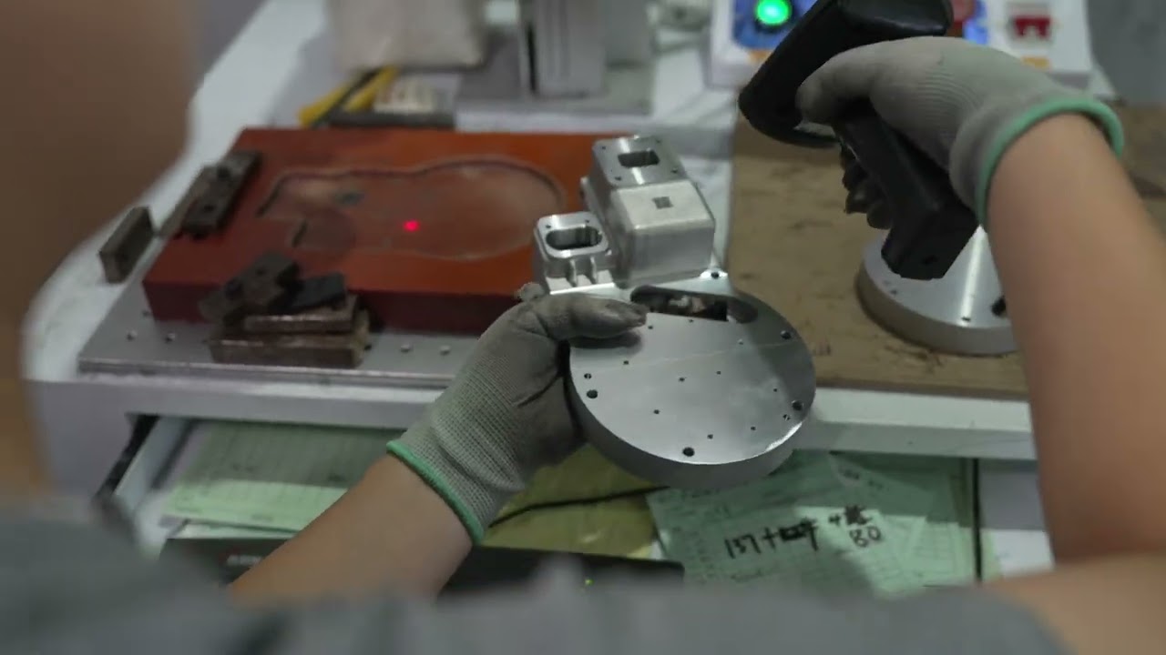 Mulan Group: Die-cast QR code engraving process
