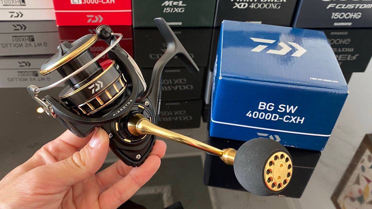 Novo molinete Daiwa BG SW 4000 D-CXH, simplesmente FANTÁSTICO!!! 🤟🏻😁🎣