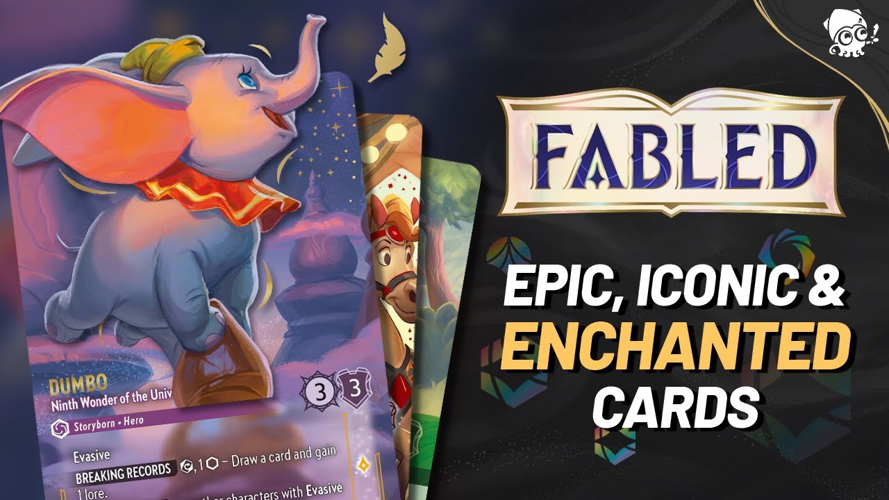 ВСЕ зачарованные, культовые и эпические карты для FABLED! | Disney Lorcana TCG