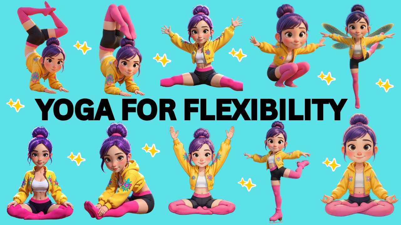Yoga For Body Toning | Yoga For Health |Yoga For Children | ABC Kids JoJo Yoga