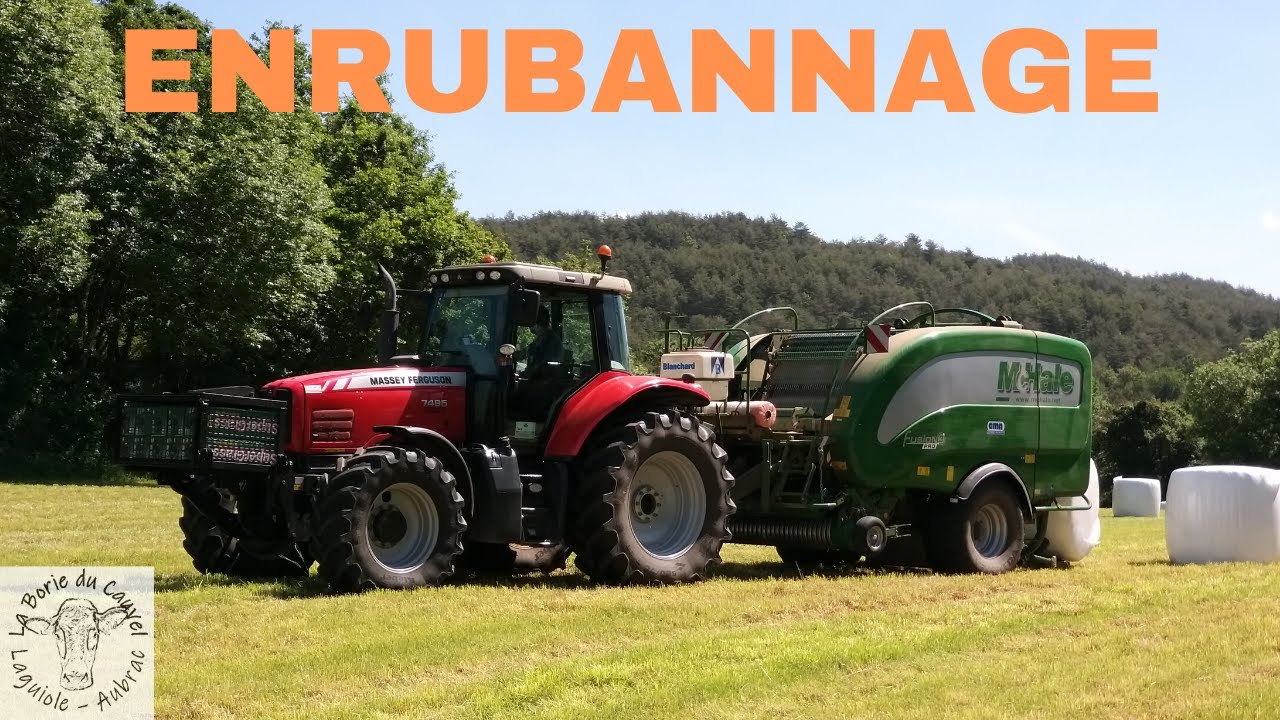 Enrubannage & ramassage de bottes | MF 7485 & McHale