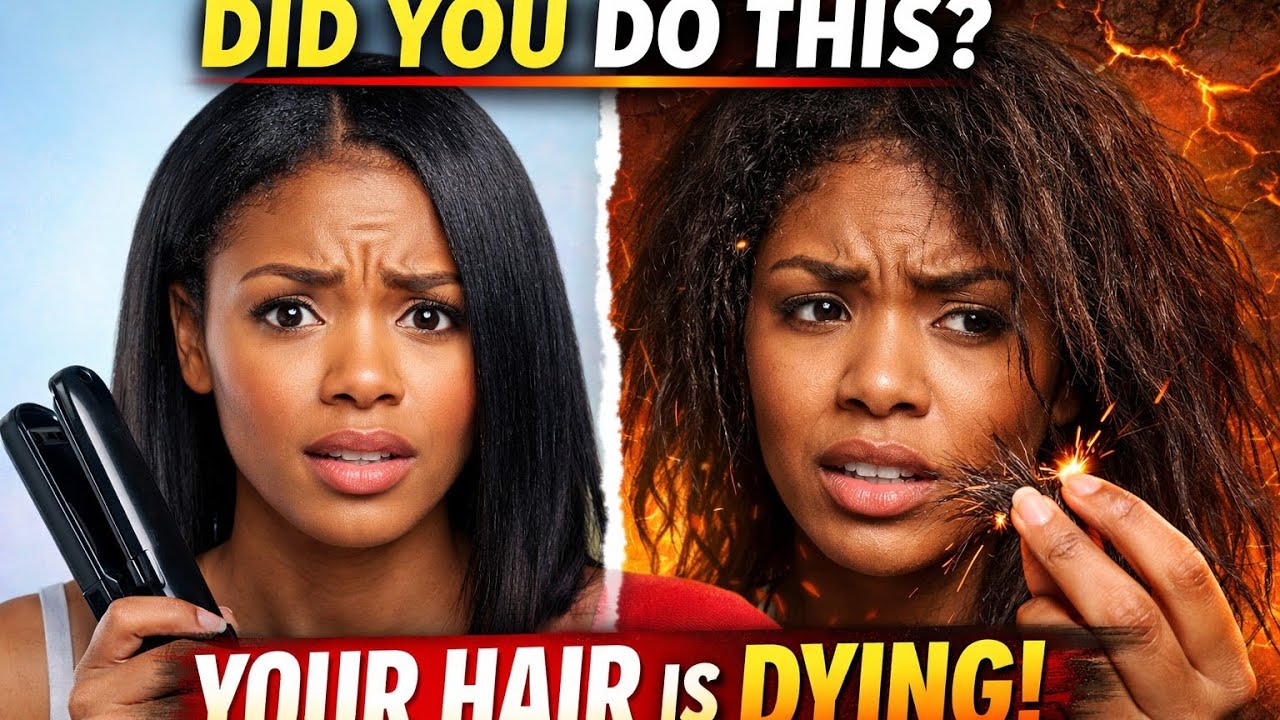 Relaxed Today, Heat Tomorrow? The Dangerous Combo Destroying Your Hair #hairgrowthtips #naturalhair