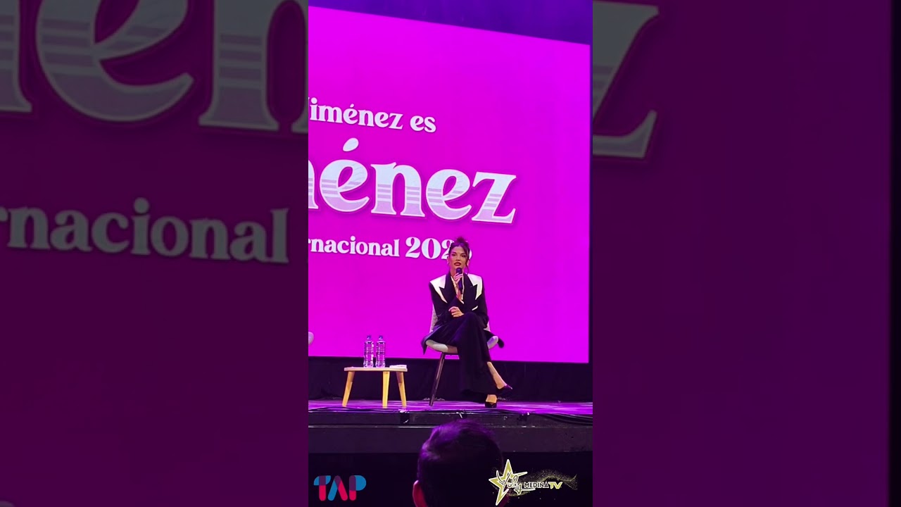 Rueda de prensa Natalia Jiménez en Bogotá 