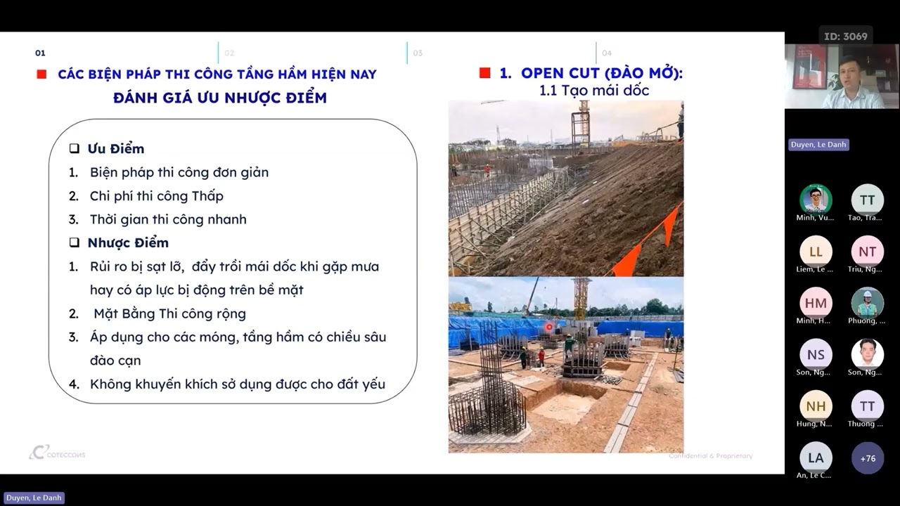 Biện pháp thi công tầng hầm