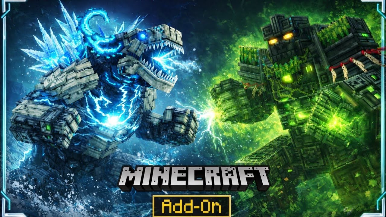 Kaiju-Craft Addon For Minecraft PEBedrock v26.3 hay nhất 2026 này anh em ê Review + Download
