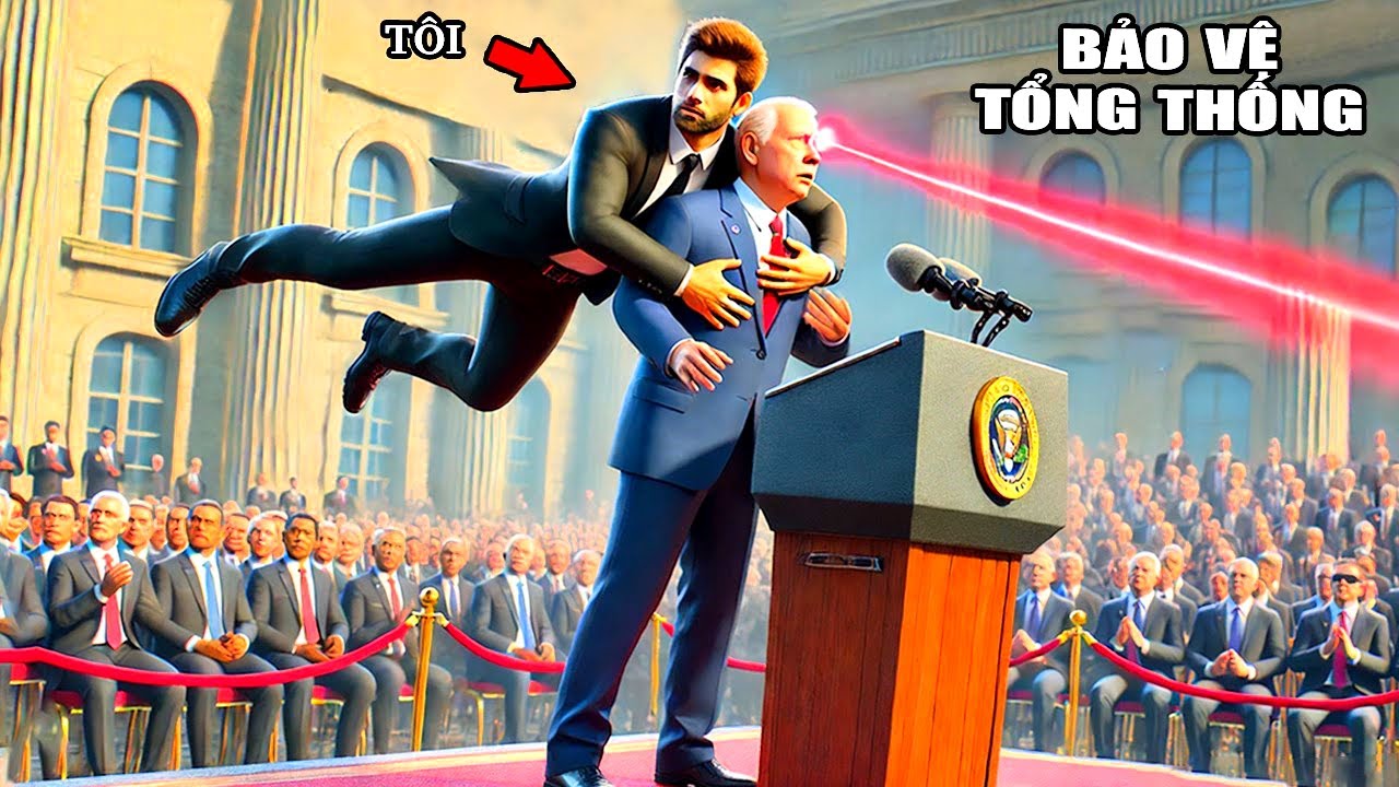 THỬ THÁCH Một Ngày BẢO VỆ TỔNG THỐNG | Mr President