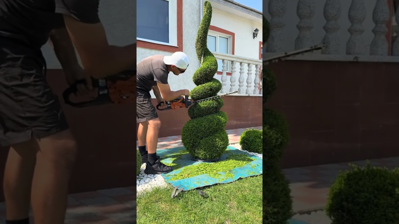 un jardinier tr&egrave;s passionn&eacute; de son m&eacute;tier