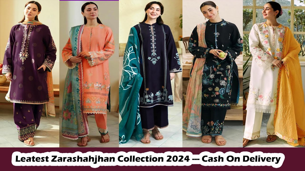 LUXURY  LAWN ZARASHAHJAHAN 2024 || LAWN COLLECTION 2024 ||  LOW PRICE 3 PIECE || FASHION STORE !!