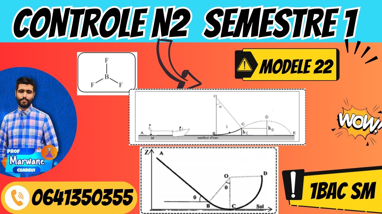Contrôle N2 semestre 1 -1BAC SM -Modelé N22