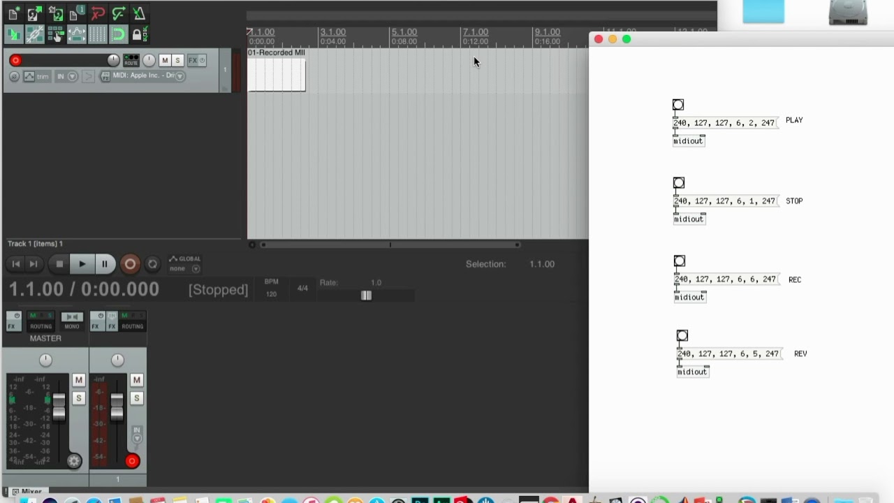 MIDI MACHINE CONTROL