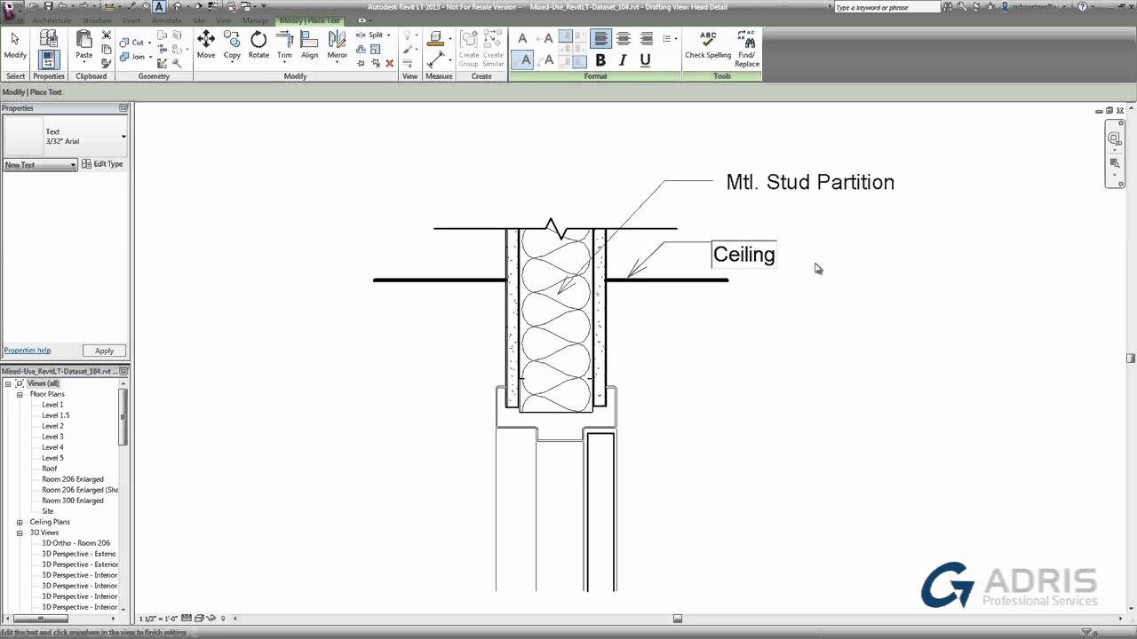 Revit LT 2014 Tutorial 2014 -- 2D Detailing