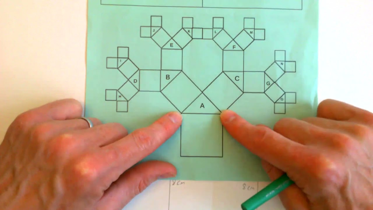 How to Draw a Pythagorean Tree Diagram
