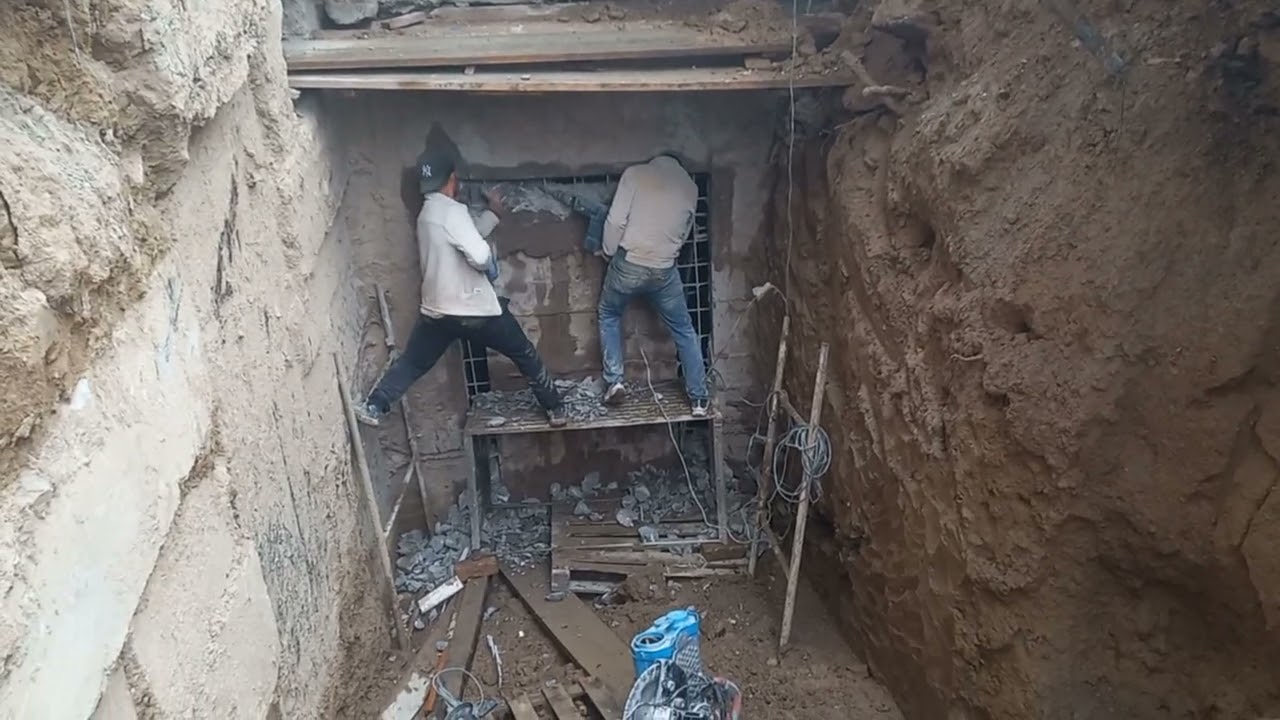 Beton devordan eshik ochish 