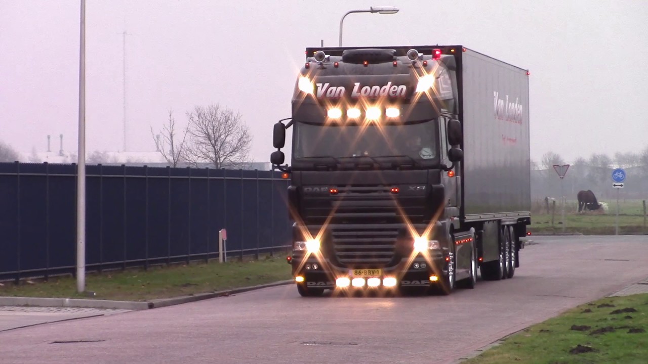 VAN LONDEN - DAF XF105|Loud open pipe sound|Truckwash Staphorst