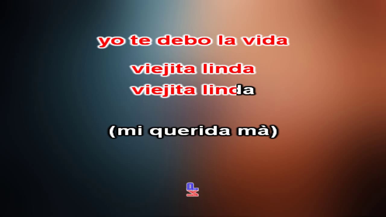 KARAOKE - LA MONA JIMENEZ - mi querida ma - (KP)