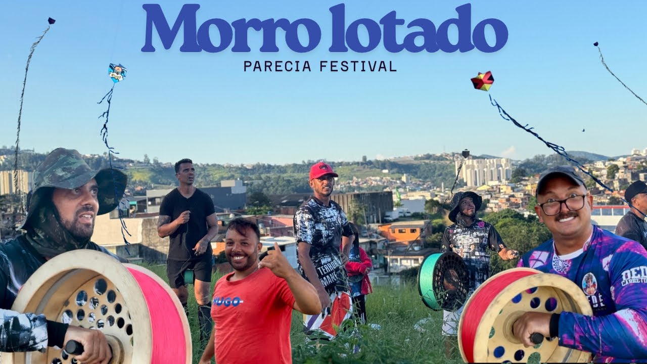 12 horas soltando pipa / morro parecia festival 
