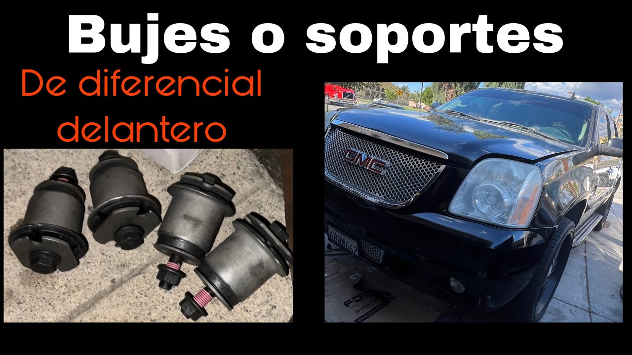 COMO REEMPLAZAR EL JUEGO DE BUJES DE MÓNTAJE DE DIFERENCIAL DELANTERO GMC YUKON DENALI 6.2L 2012