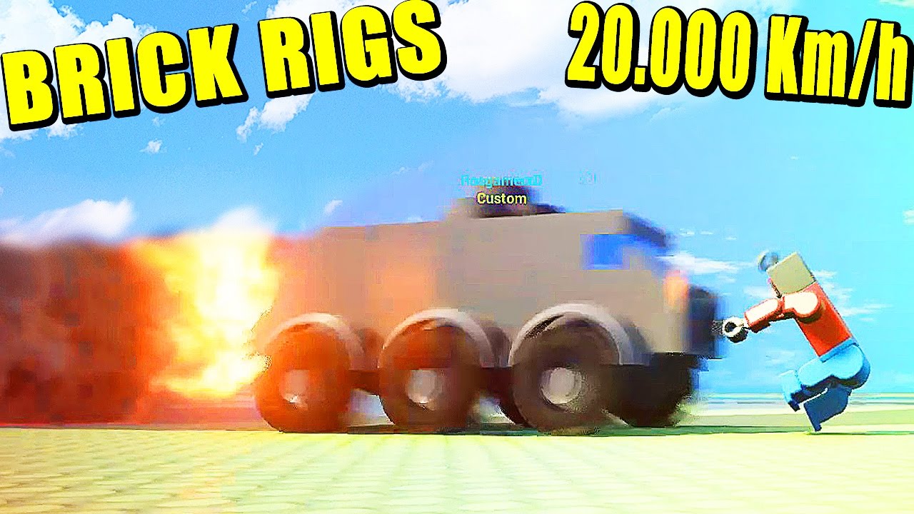 BRICK RIGS - 20.000 Km/h ES DEMASIADO | Gameplay Español