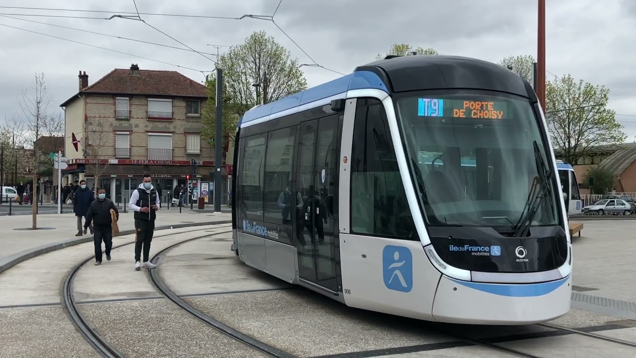 Ligne T9 - 1er jour - Citadis 405 à Orly
