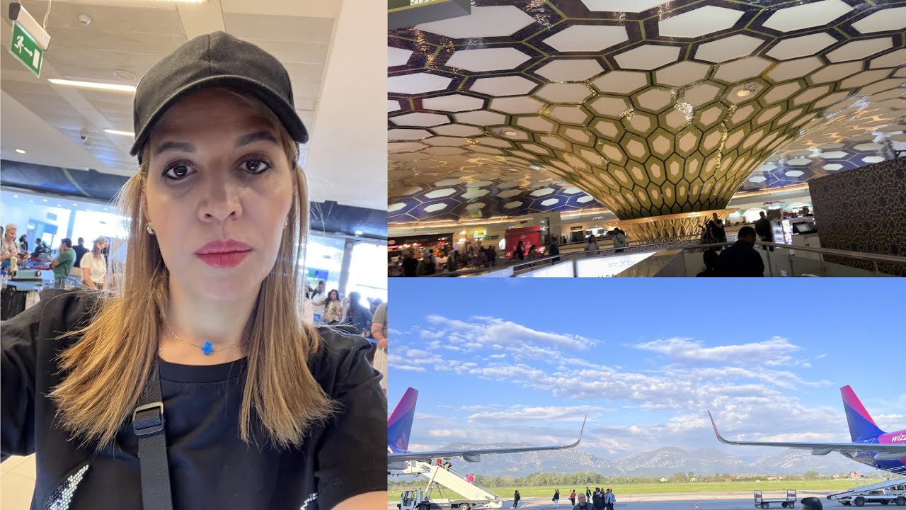 عيد سعيد من المطارأبوظبي إلي ألبانيا✈️ 🇦🇱Eid Mubarak from AB airport to Albania#albania #travelvlog