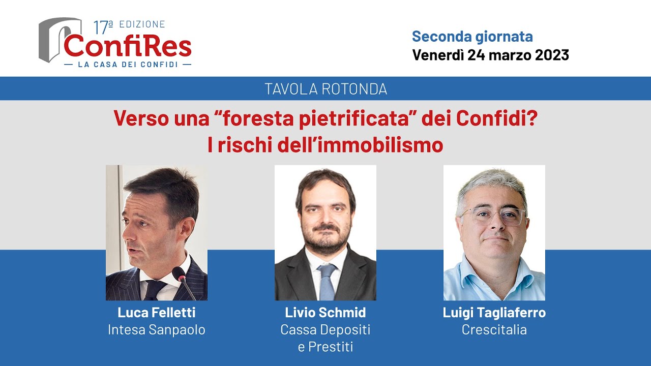 Confires 2023, seconda giornata - Verso una &ldquo;foresta pietrificata&rdquo; dei Confidi?