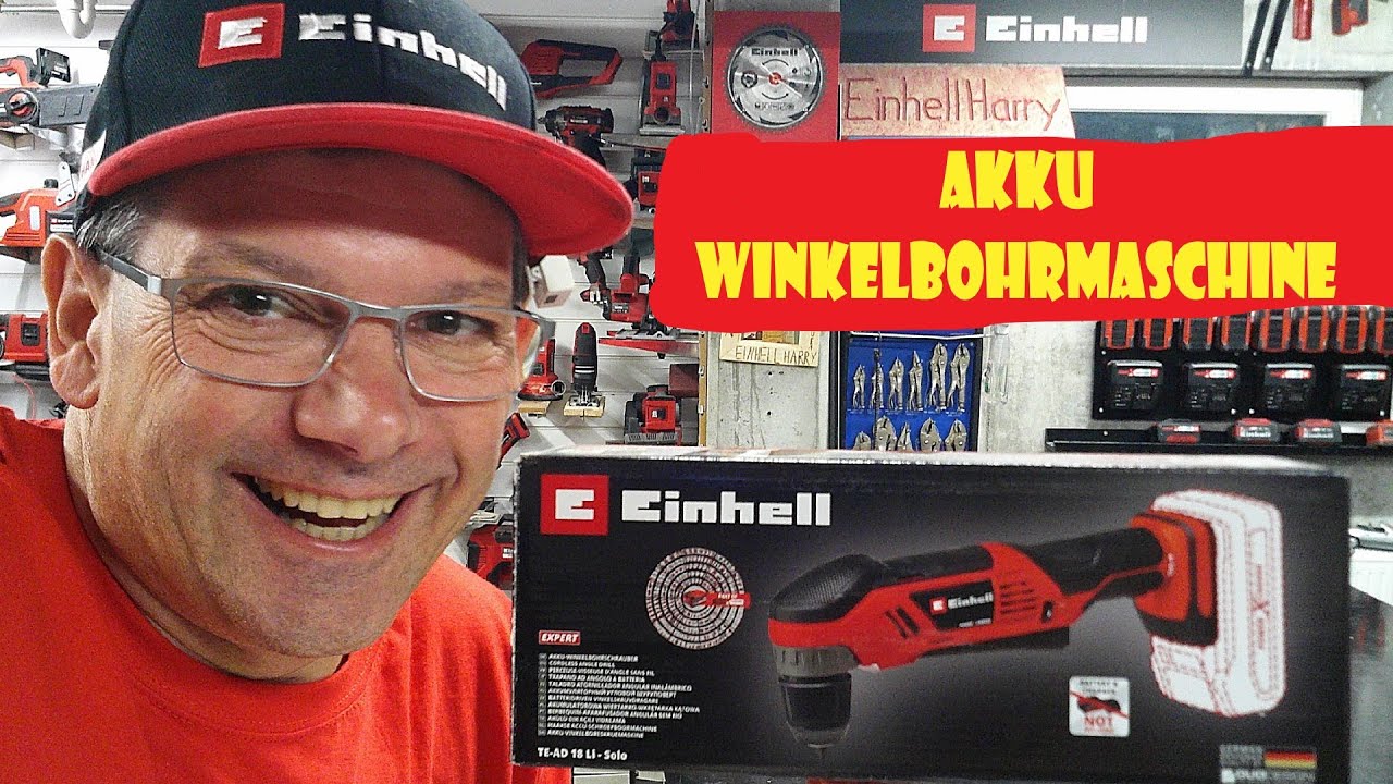 Einhell Akku Winkelbohrmaschine TE-AD 18 Li powerXchange @Einhell Harry @Einhell