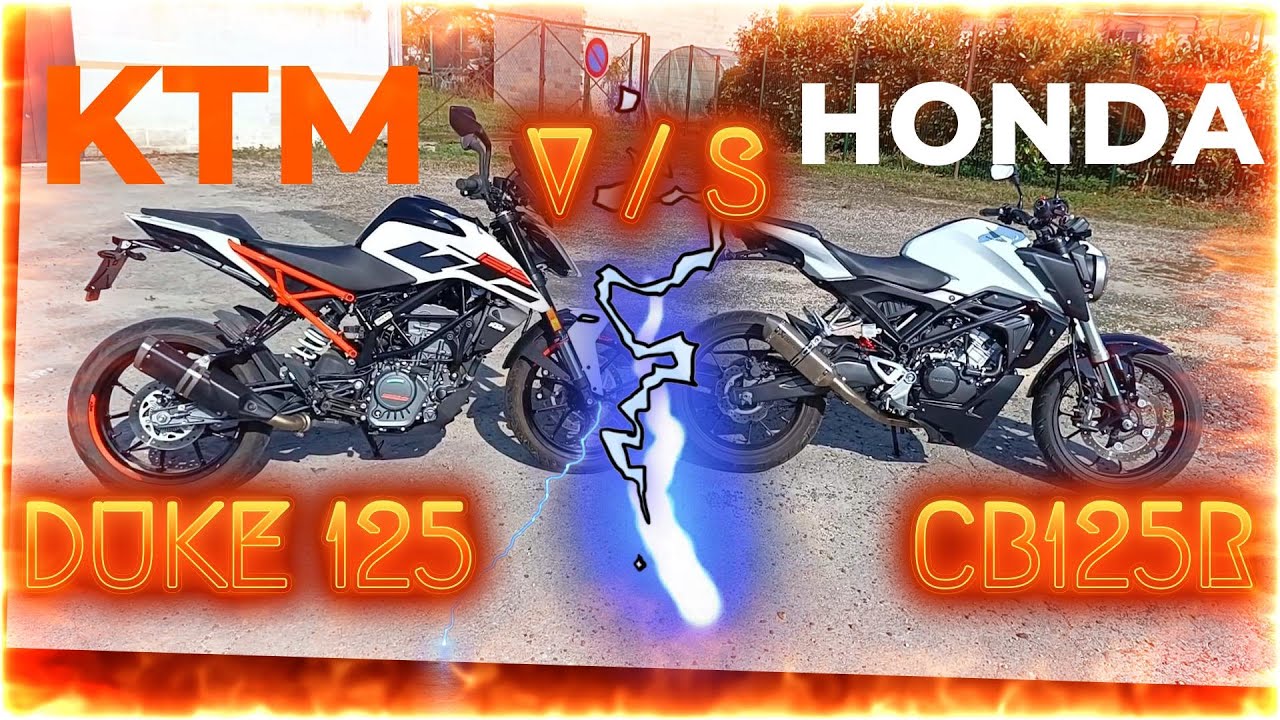 COMPARO KTM DUKE 125 / CB125R  HONDA (guide d'achat)