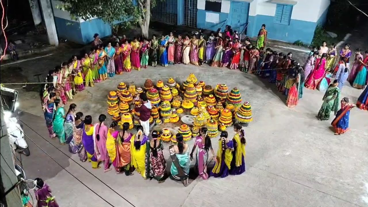 Bathukamma 🍁 Vibes 💥 2025 #Part-8 #Husnabad📌 #bhongir 