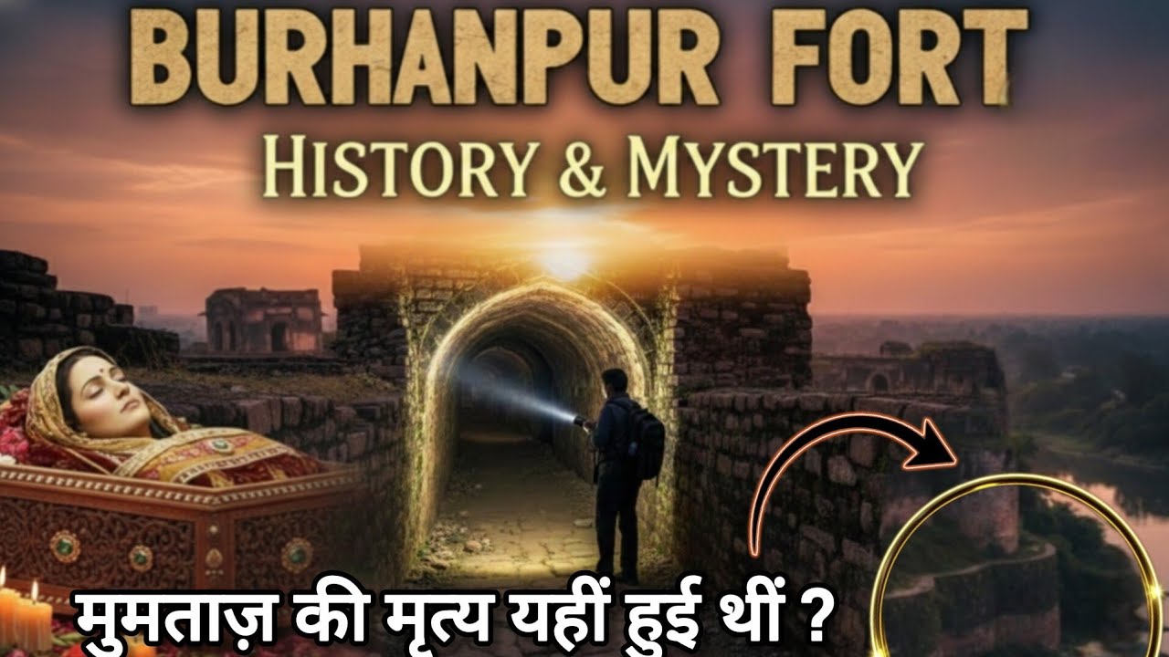 शाही किला बुरहानपुर | BURHANPUR FORT | मुमताज़ की मृत्य इसी किले में हुई थीं | 
