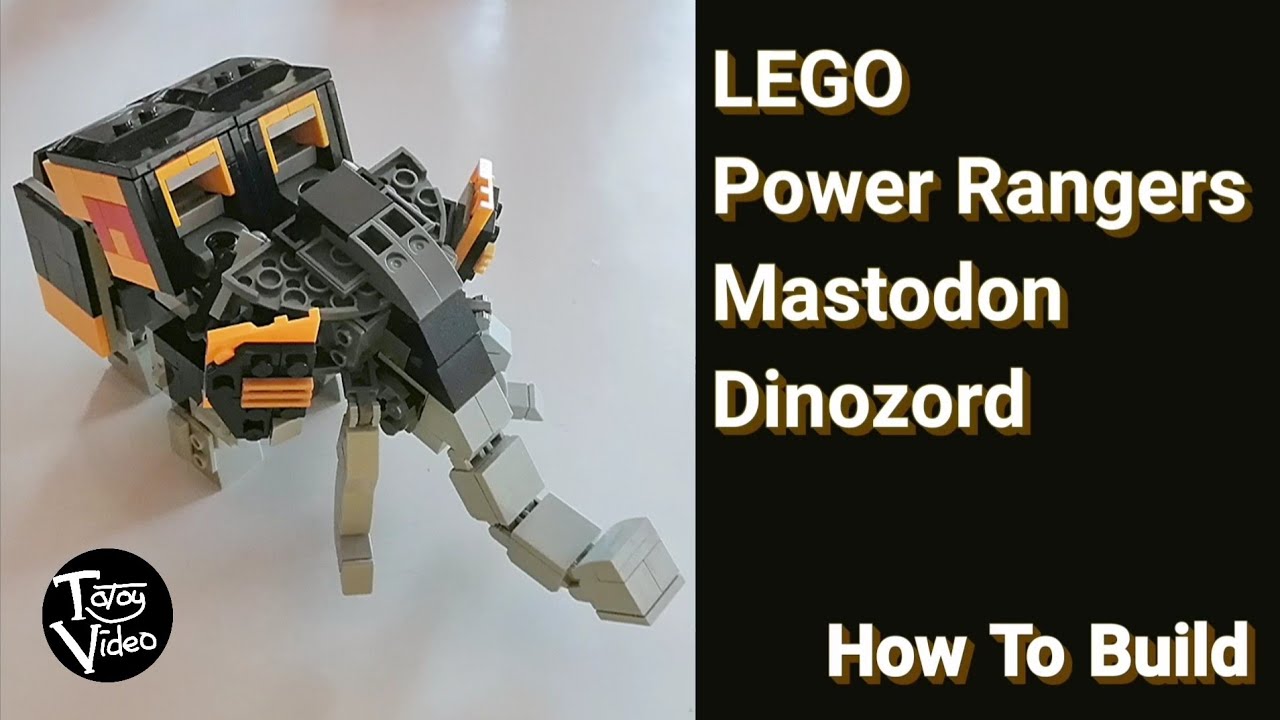 LEGO MOC Mastodon Dinozord Mighty Morphin Power Rangers - Build Instruction
