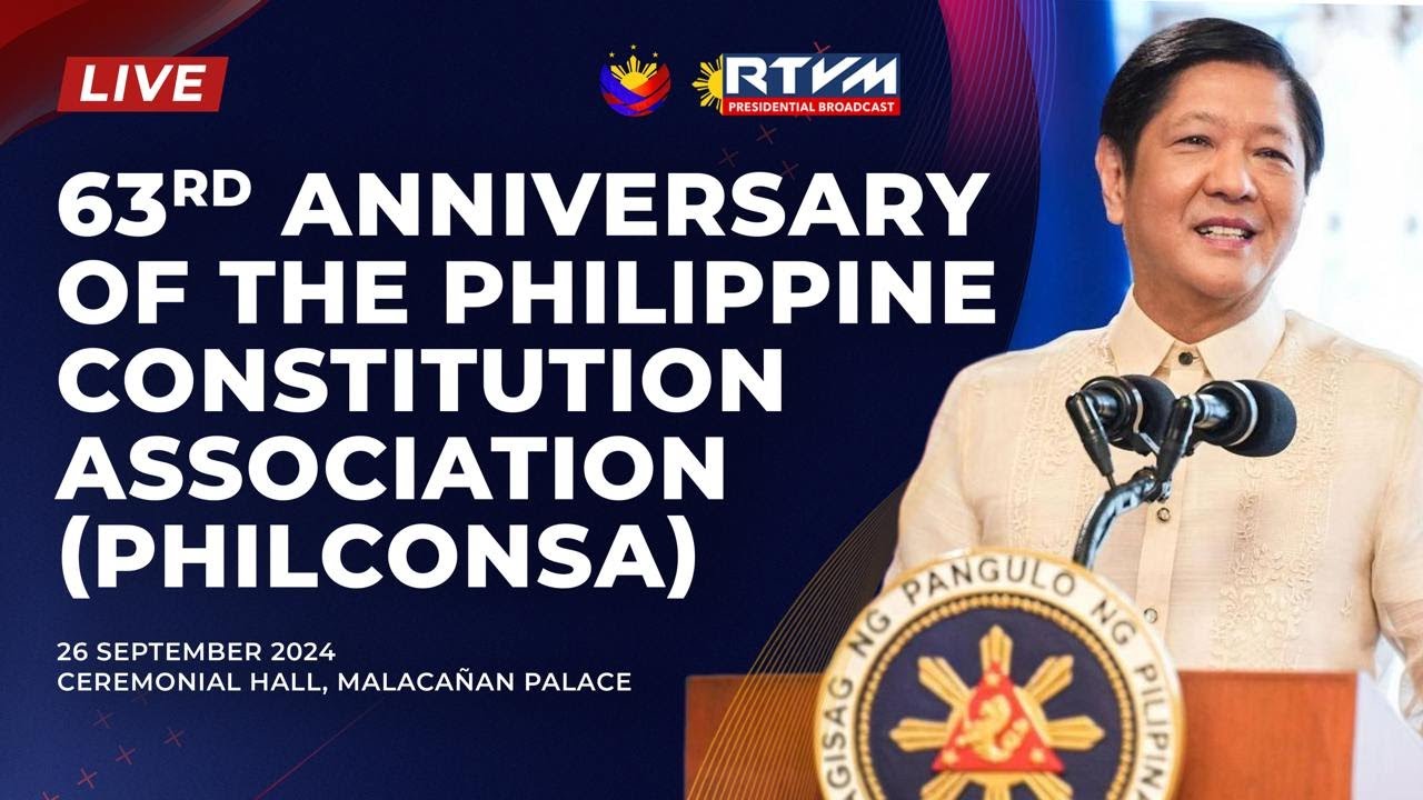 63rd Founding Anniversary of the Philippine Constitution Association Ceremonial Hall 09/26/2024