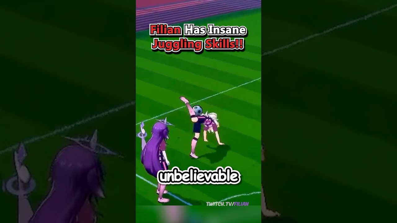 Filian Shows Her INSANE Juggling Skills In V-Soccer