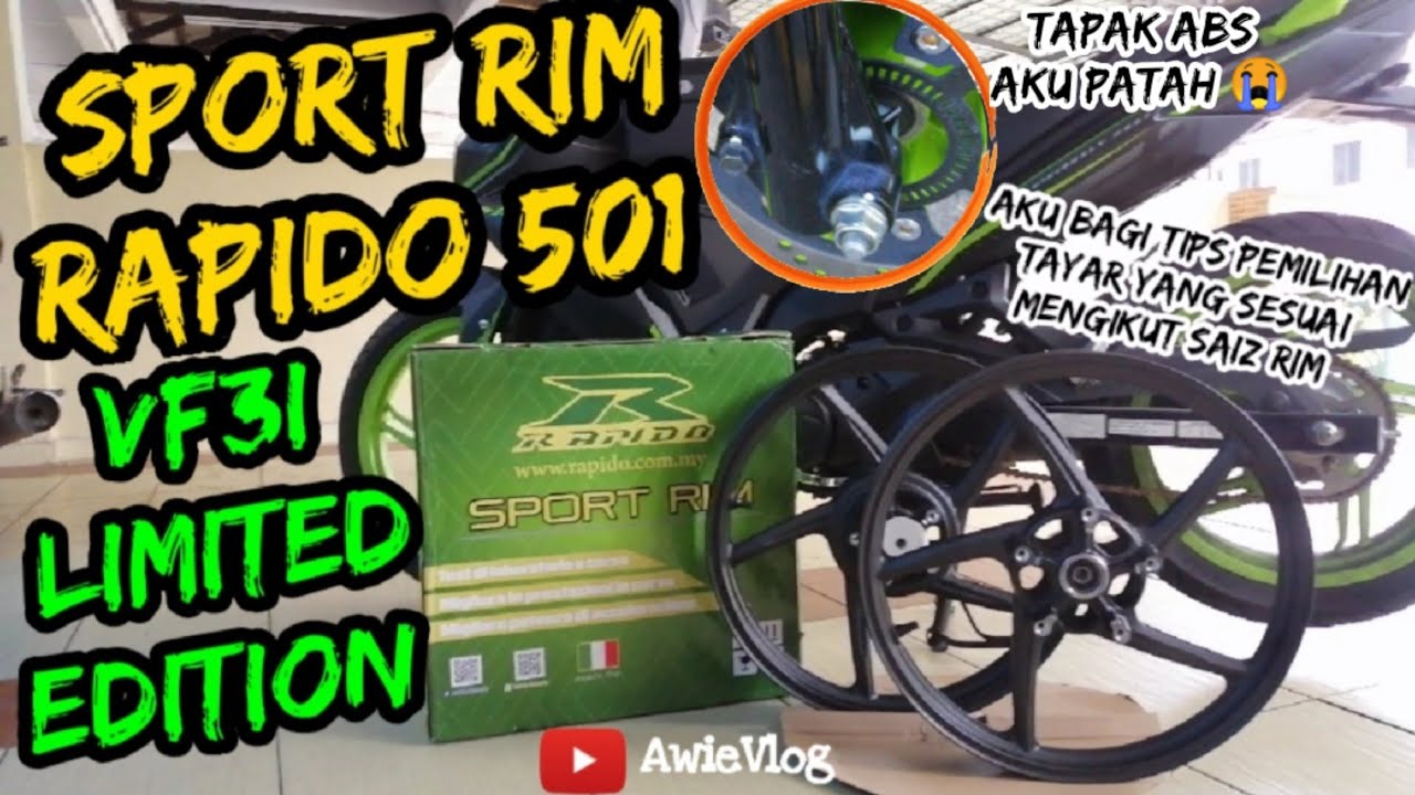Vf3i LE Sarung Rim Rapido 501 🔥