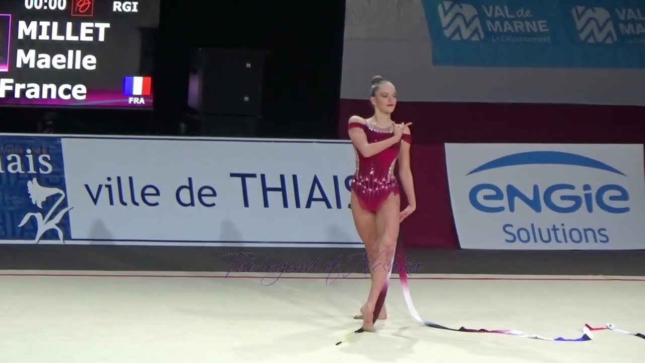 Maëlle MILLET (FRA) ribbon - 2024 Grand Prix Thiais AA