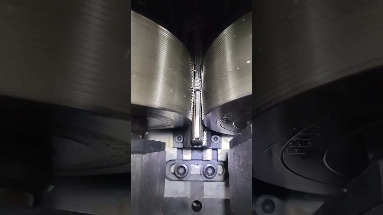 FEDA Through feed thread rolling machine FD-12T for making set screws M8*1.25