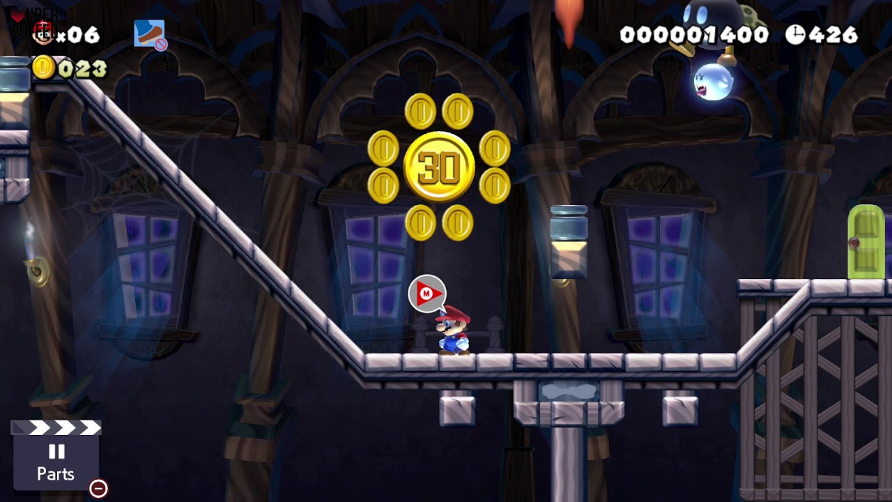 [Super Mario Maker 2] Job 15 - No Jumping Allowed