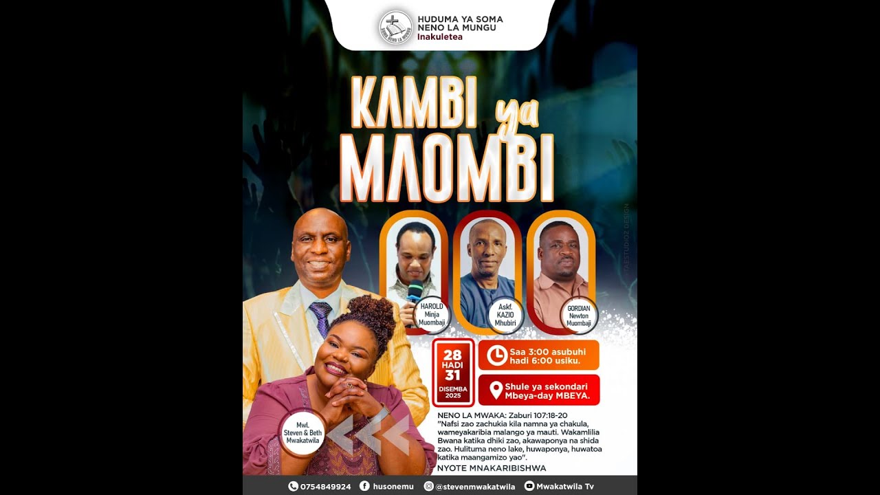 SHUGHULIKIA TABIA YA KIMASKINI KIFAMILIA KWA KUTUMIA MEZA YA BWANA || KAMBI YA MAOMBI YA 16