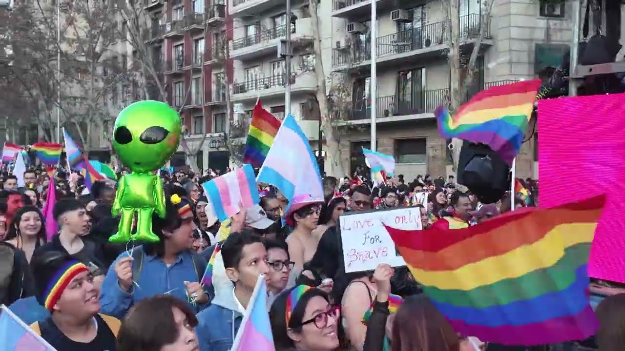 Marcha del Orgullo 2024 en Santiago Chile