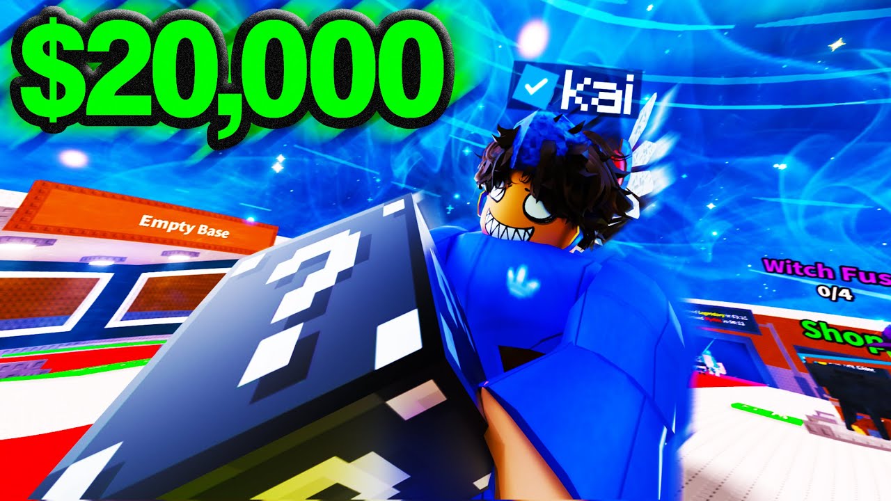 i spent 20,000 ROBUX on SECRET BLOCKS