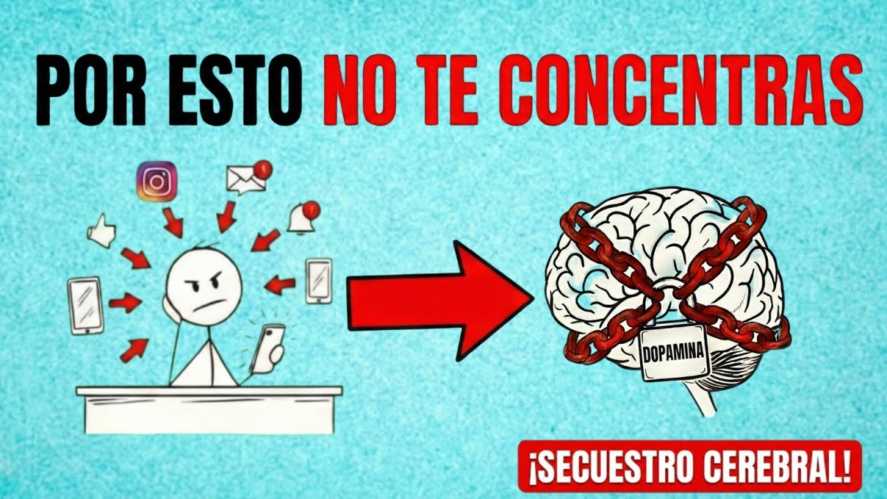 La dopamina y distracción: por qué no puedes concentrarte