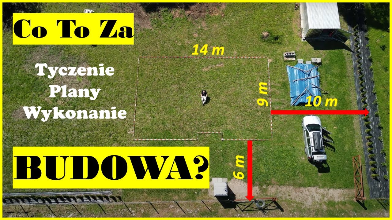 NASZA BUDOWA w 2024 - Plany, wykonawstwo, tyczenie obrysu, info o budowie i projekcie