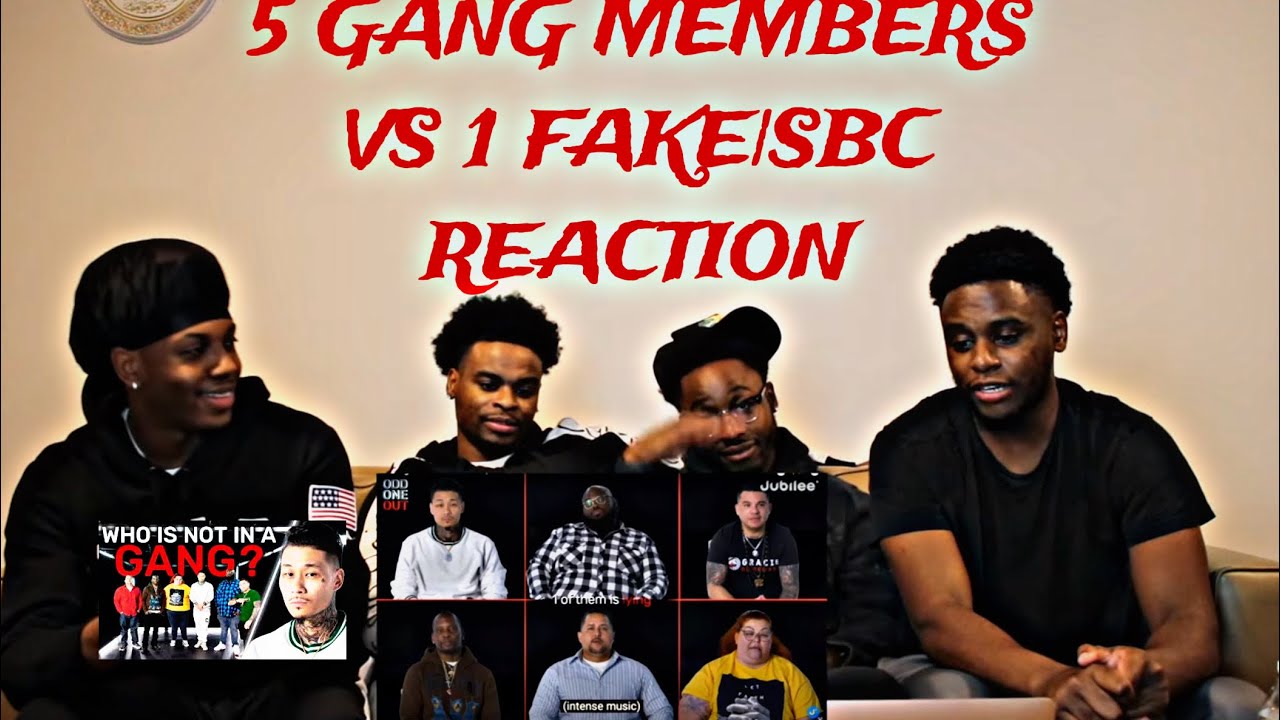5 Gang Members vs 1 Fake | Odd One Out|SBC REACTION