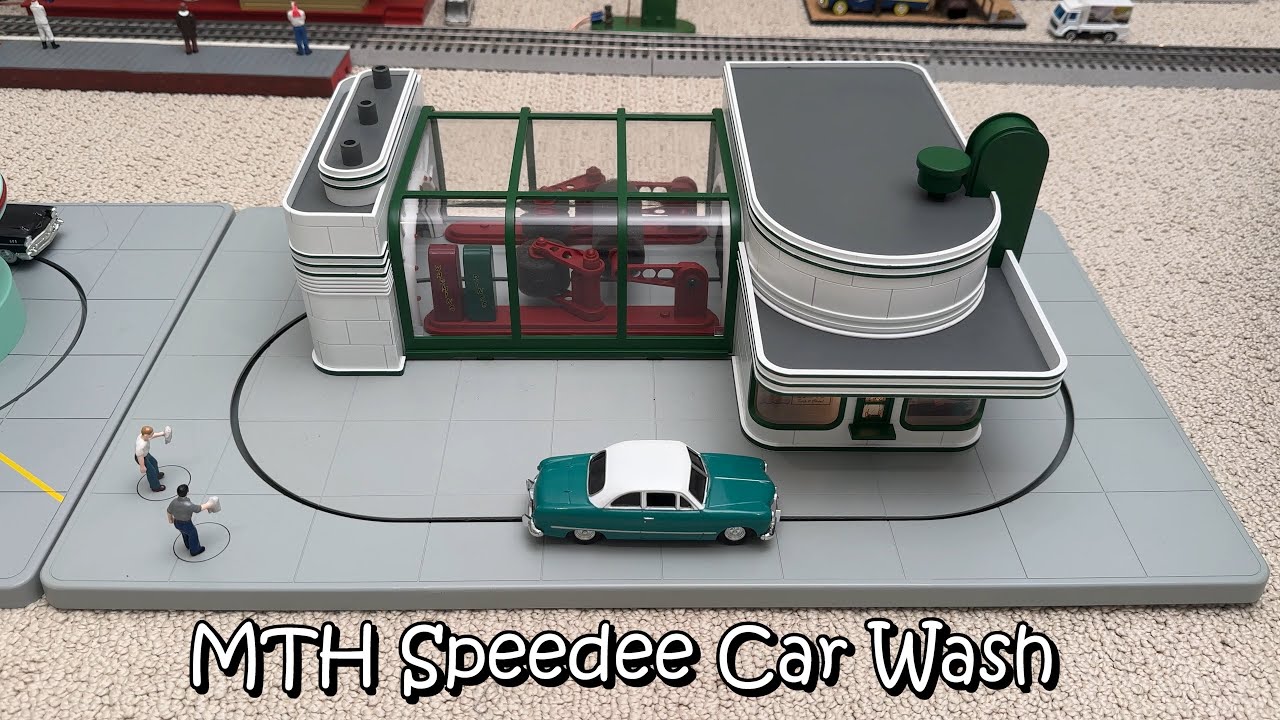 Operating Speedee Car Wash - MTH Trains